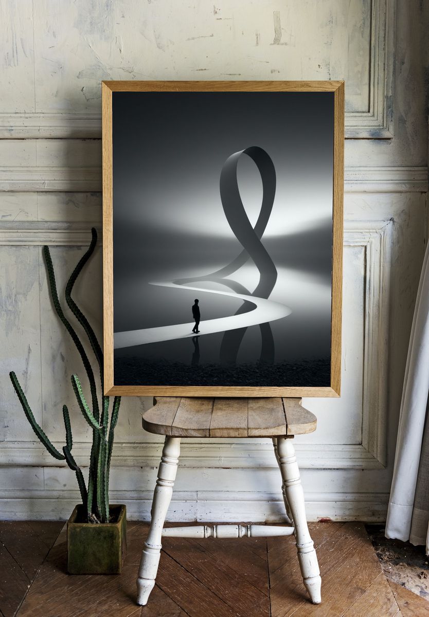 Surreal Pathway — Fine-Art Print. room preview