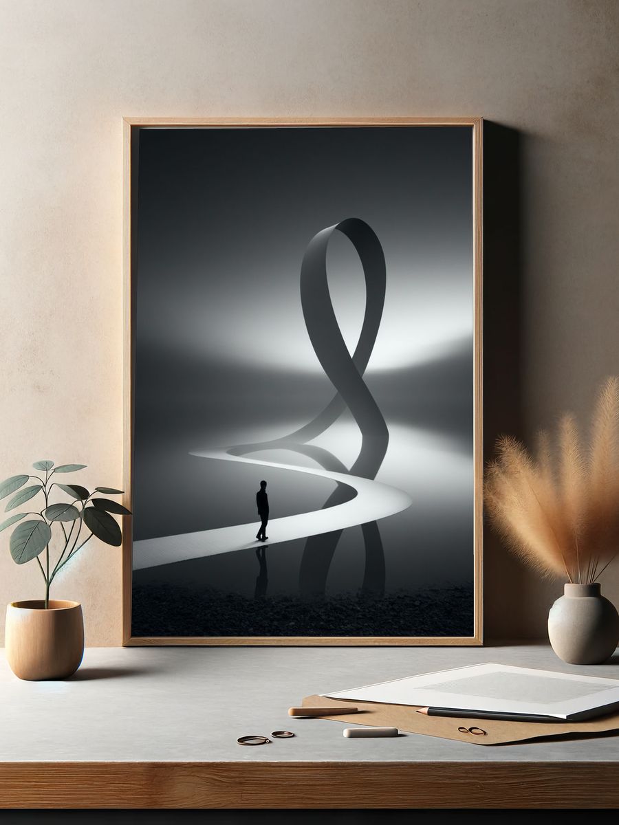 Surreal Pathway — Fine-Art Print. — room view 2