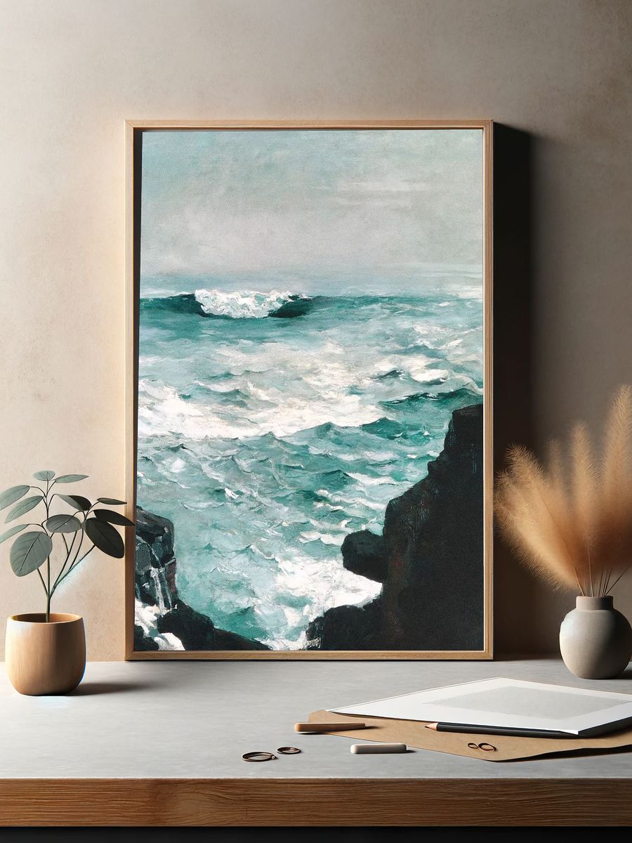 Cannon Rock (1895) Winslow Homer. — room view 2