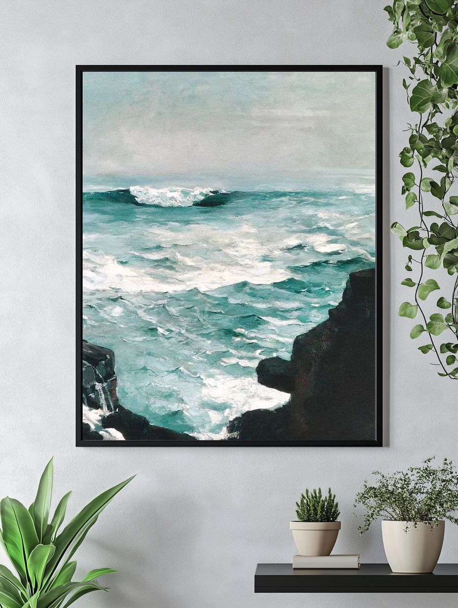 Cannon Rock (1895) Winslow Homer. — room view 4