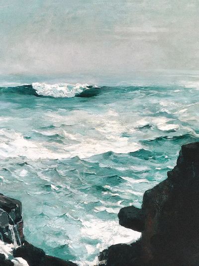 Cannon Rock (1895) Winslow Homer.