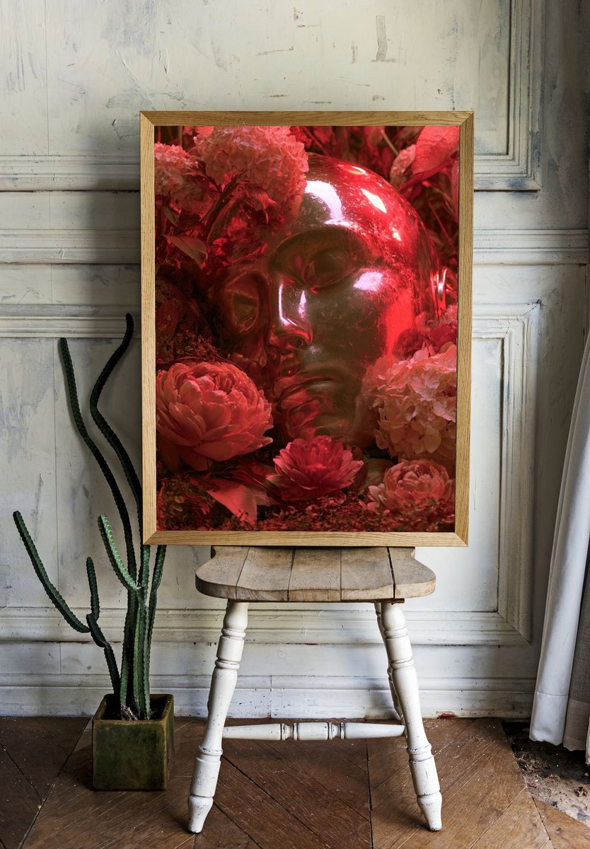 Floral Dreamscape Fine-Art Print. — room view 1