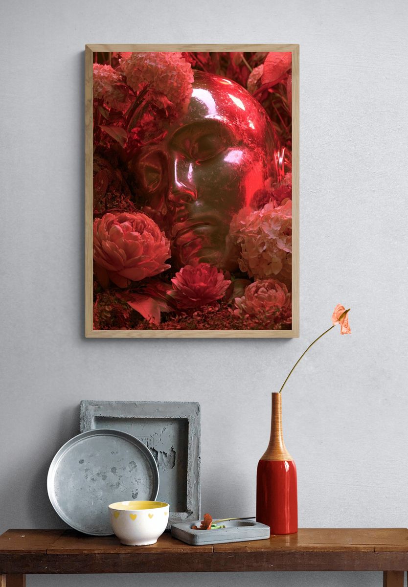 Floral Dreamscape Fine-Art Print. — room view 3