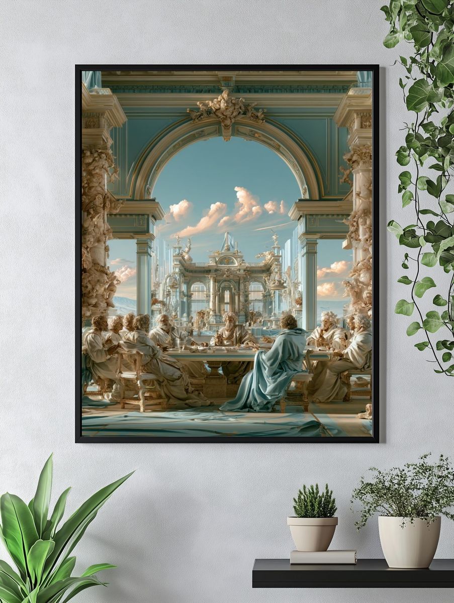 Classical Banquet Hall Fine-Art Print. — room view 4