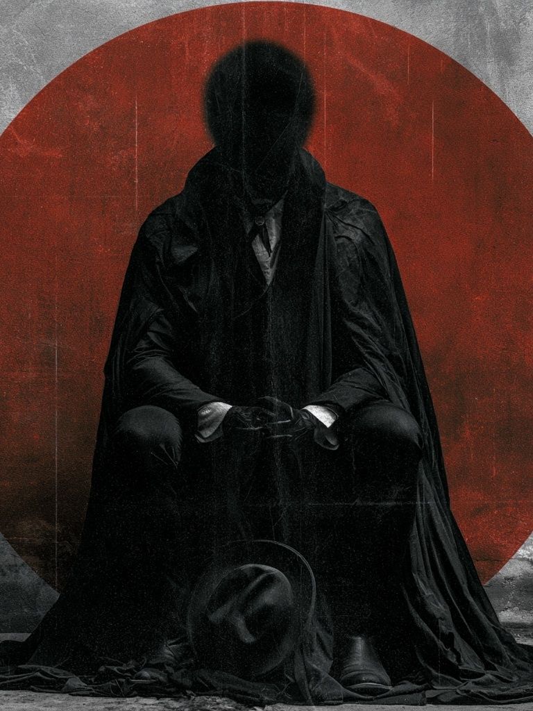 Dark Cloaked Figure Surrealism Poster. poster — fine-art art