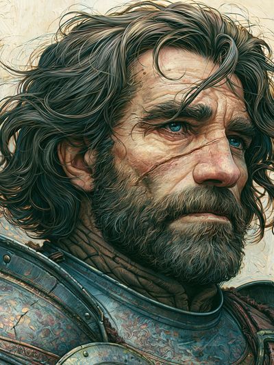Warrior Portrait Fine-Art Print.
