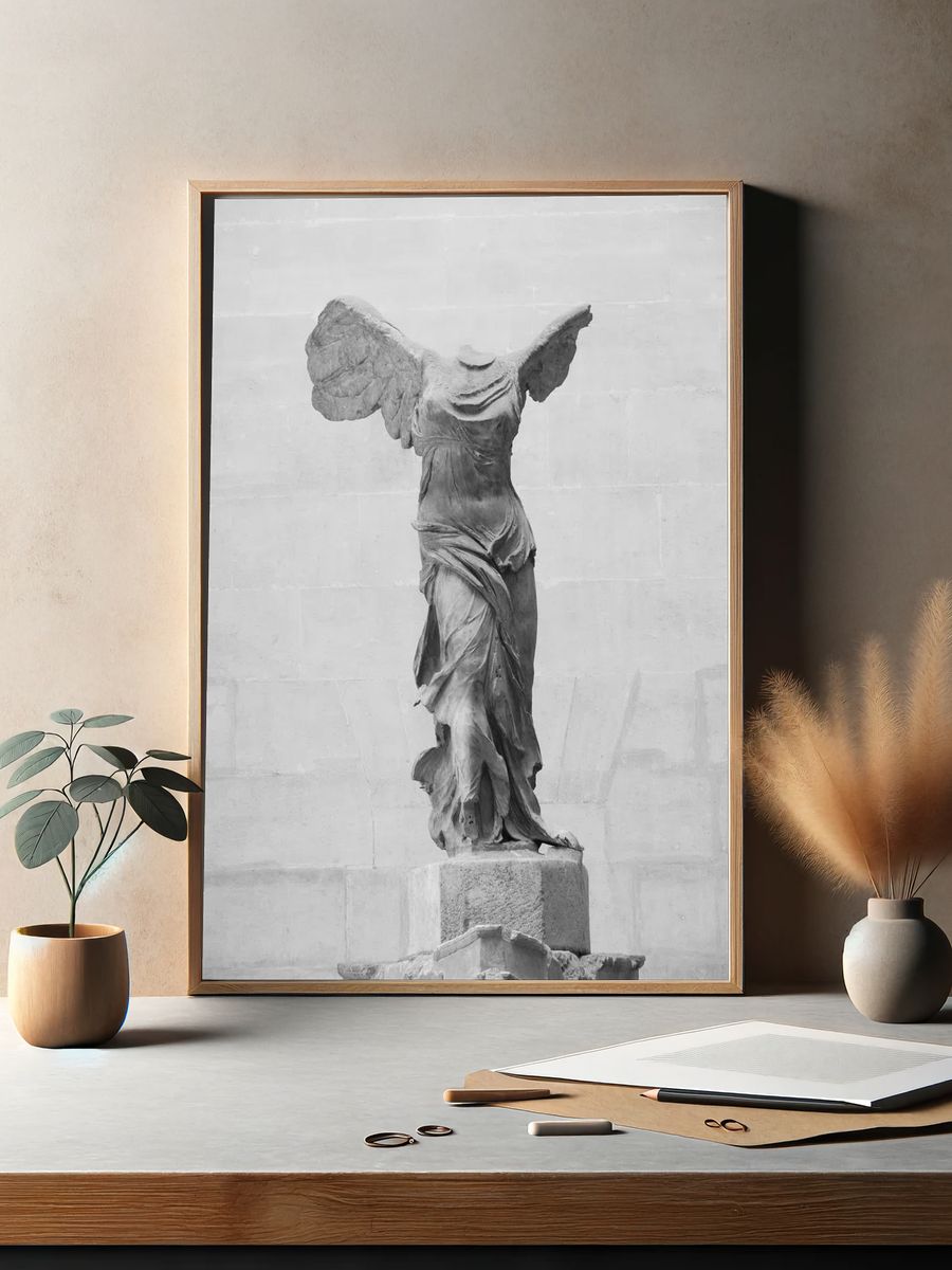 Nike sculpture. — room view 2