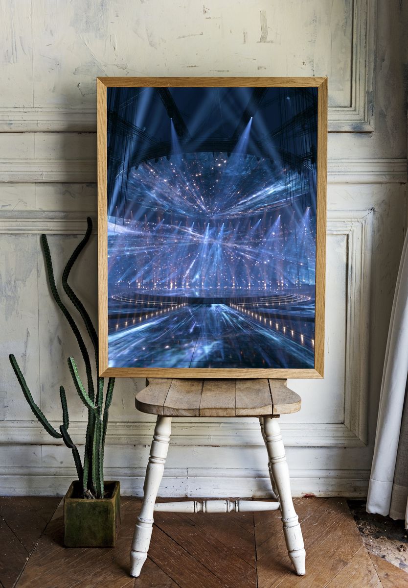 Cosmic Stage Lightscape Poster. room preview
