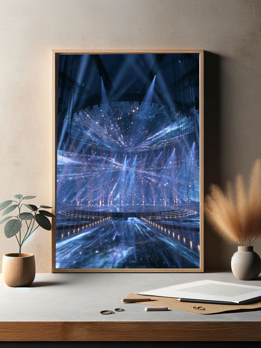 Cosmic Stage Lightscape Poster. — room view 2