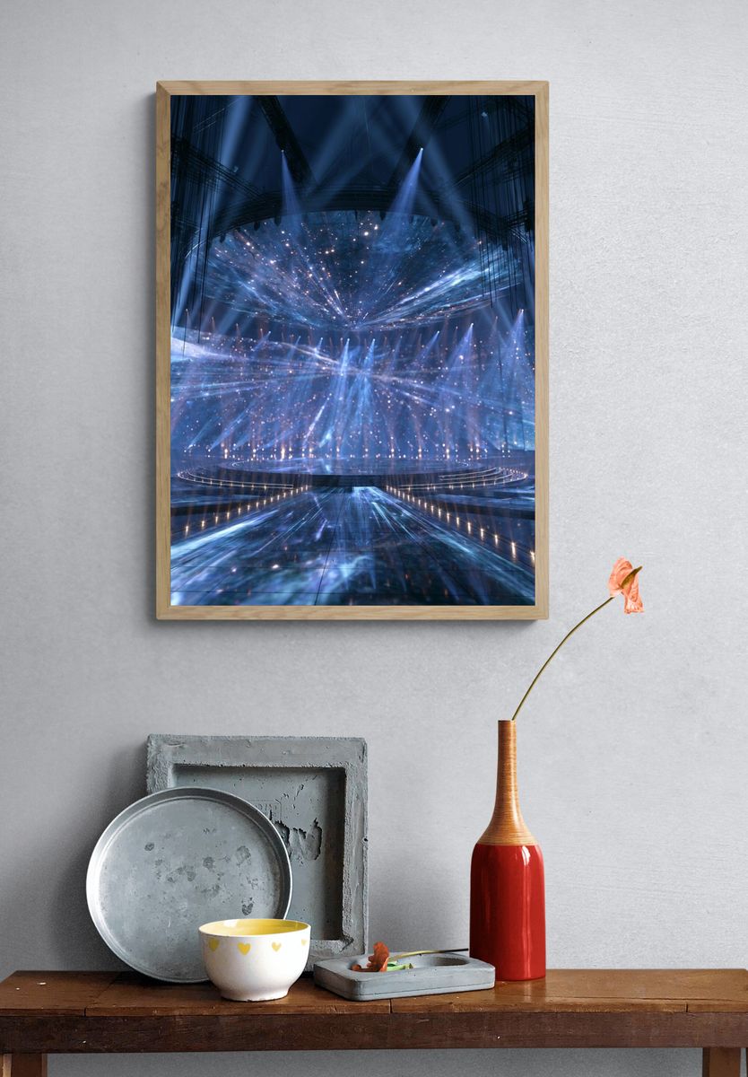 Cosmic Stage Lightscape Poster. — room view 3