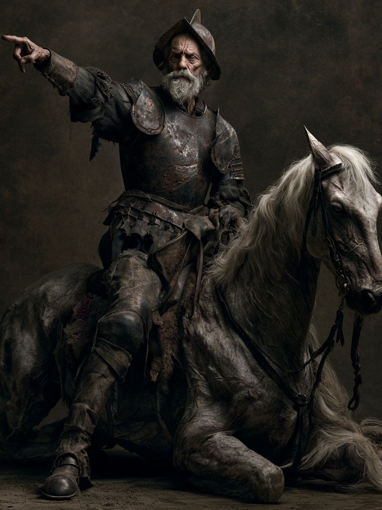 Knight on Horse Fine-Art Poster. poster detail