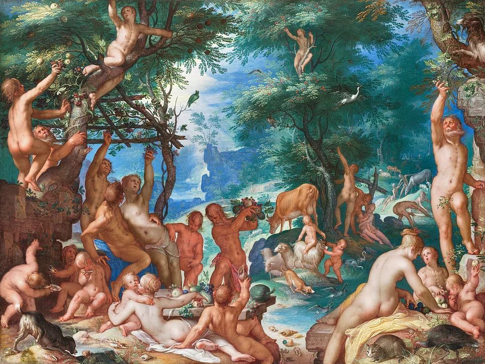 Golden Age (1605) Joachim Wtewael. poster detail