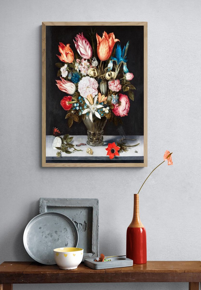 Flowers Glass (1606) Ambrosius Bosschaert. — room view 3