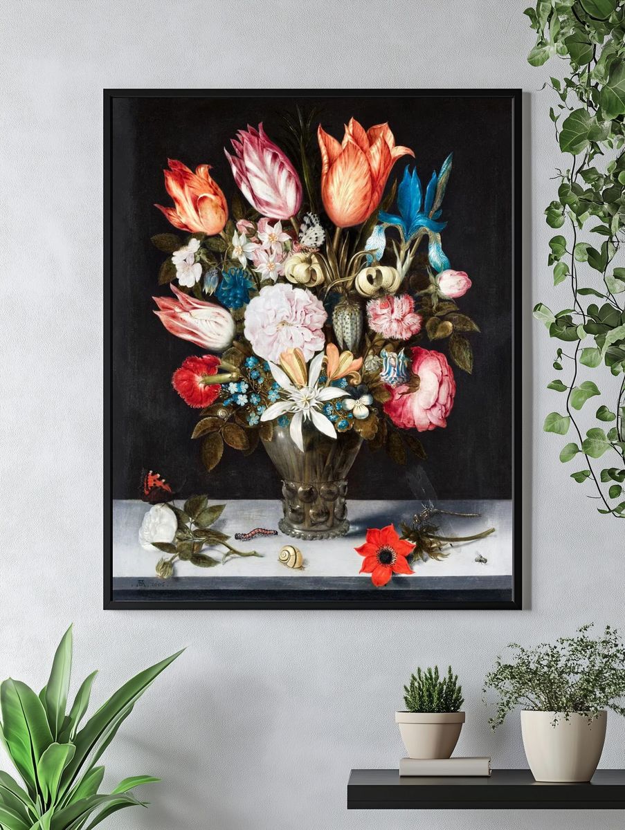 Flowers Glass (1606) Ambrosius Bosschaert. — room view 4