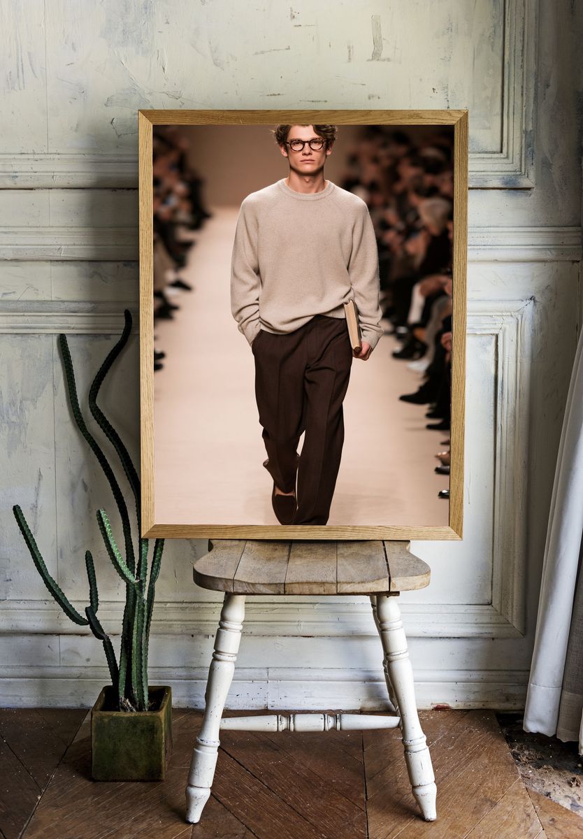 Runway Fashion Model Photography Poster. — room view 1
