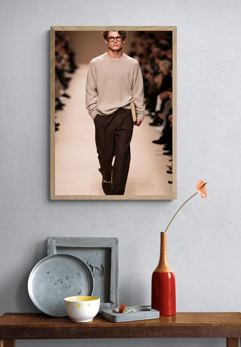 Runway Fashion Model Photography Poster. — room view 3