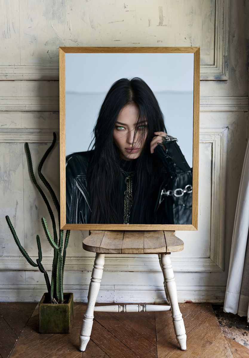 Gothic Fashion Portrait Poster. room preview