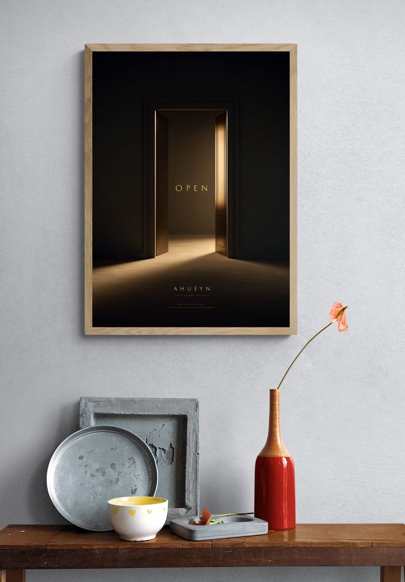 Open Door Surrealism Print. — room view 3