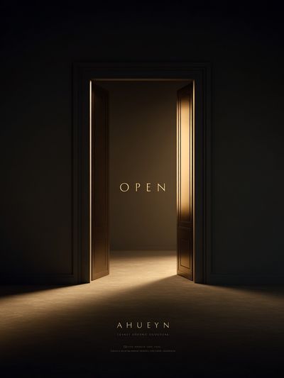 Open Door Surrealism Print. poster