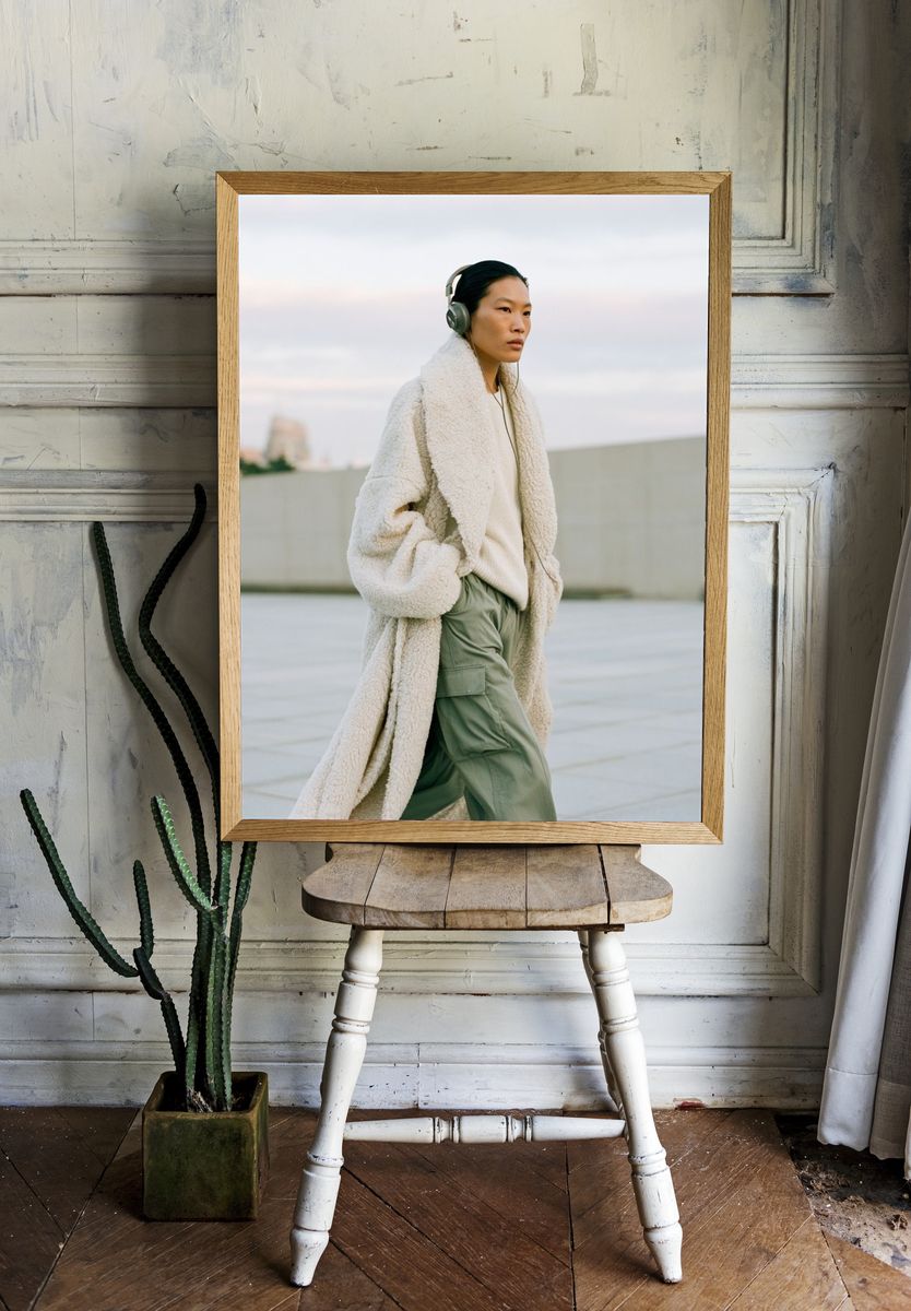 Urban Fashion Portrait Poster. room preview