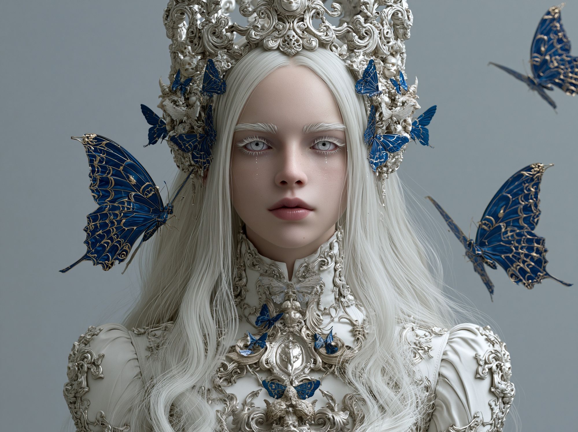 Butterfly Queen Surrealism Poster. poster — fine-art art