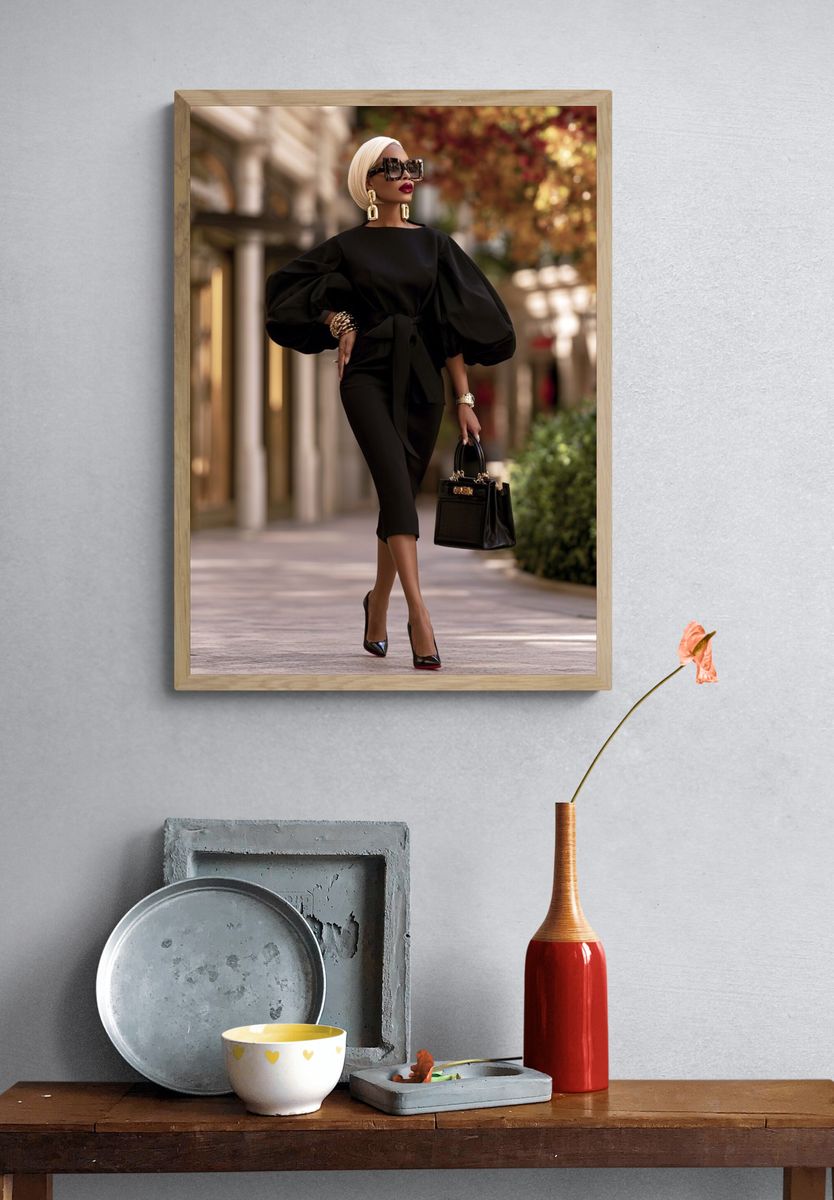 Elegant Fashion Street Style Poster. — room view 3