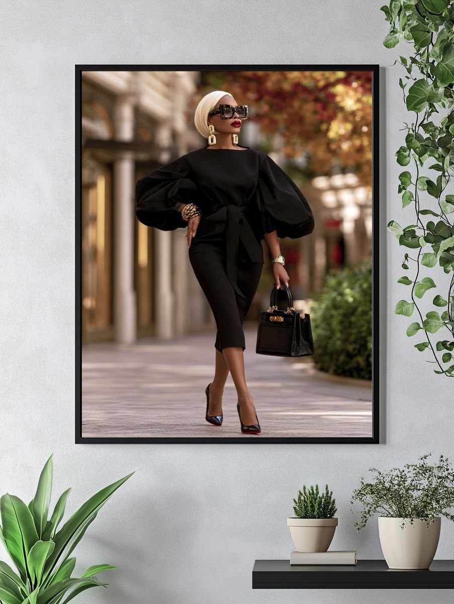 Elegant Fashion Street Style Poster. — room view 4