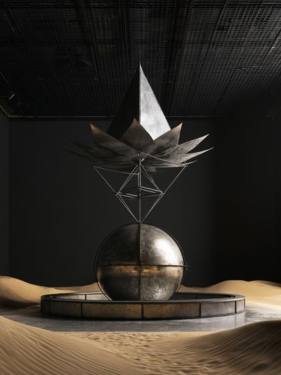 Surreal Desert Sculpture Print.