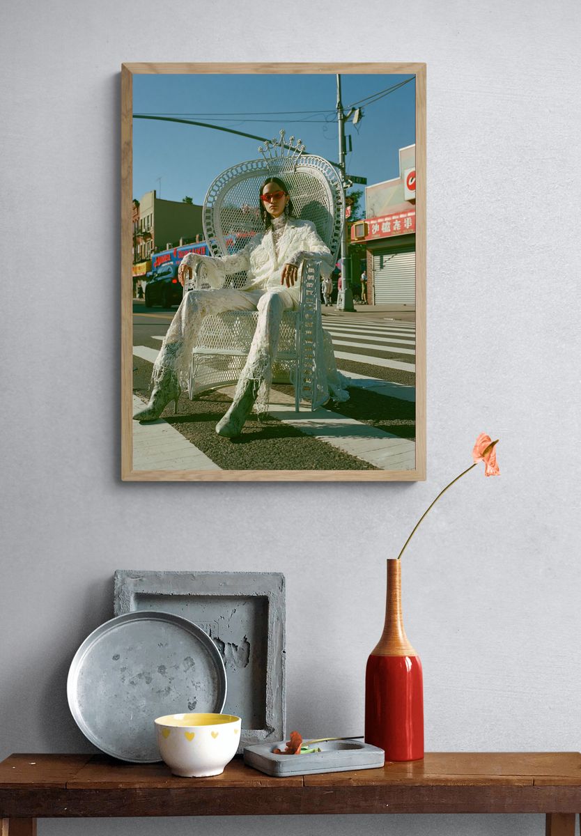 Fashion Street Portrait Poster. — room view 3