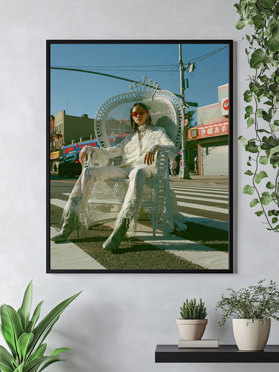 Fashion Street Portrait Poster. — room view 4