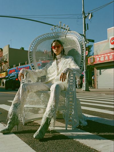 Fashion Street Portrait Poster.