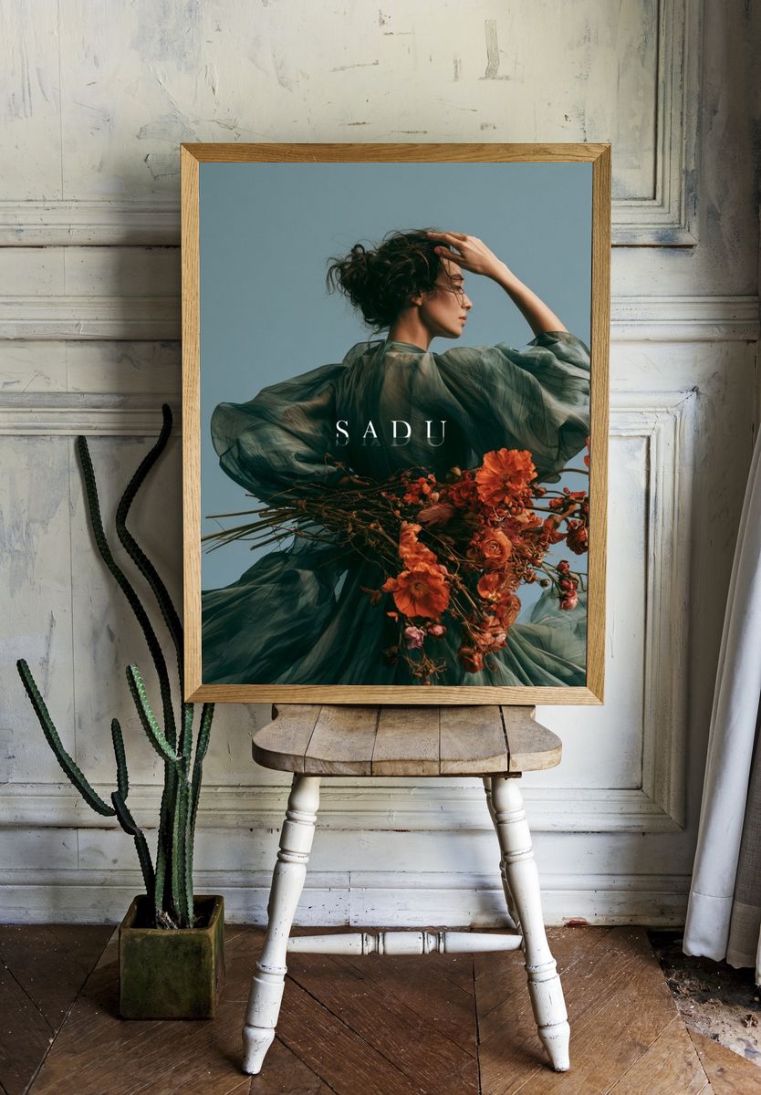 Sadu Fashion Photography Poster. — room view 1