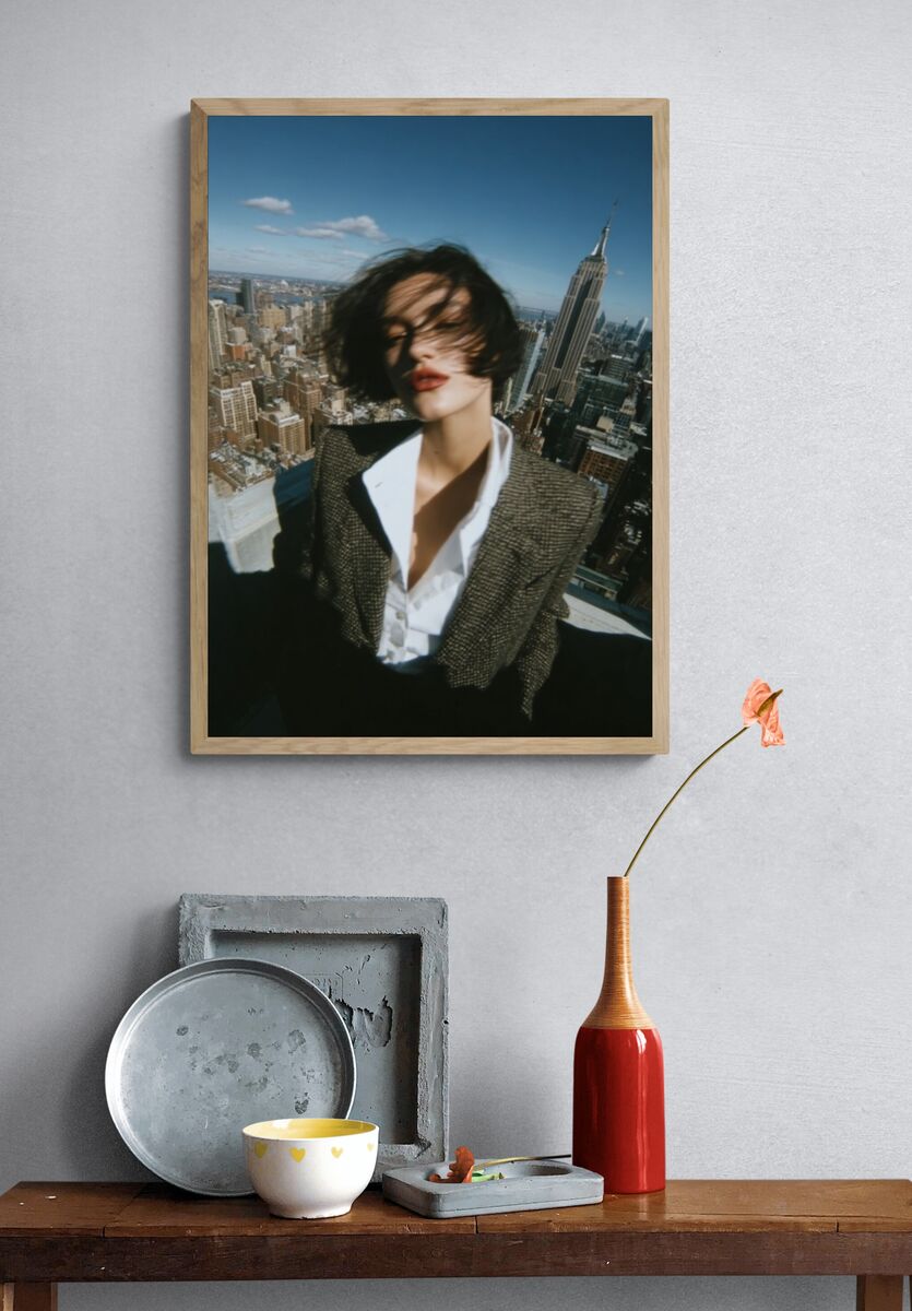 Cityscape Fashion Photography Poster. — room view 3