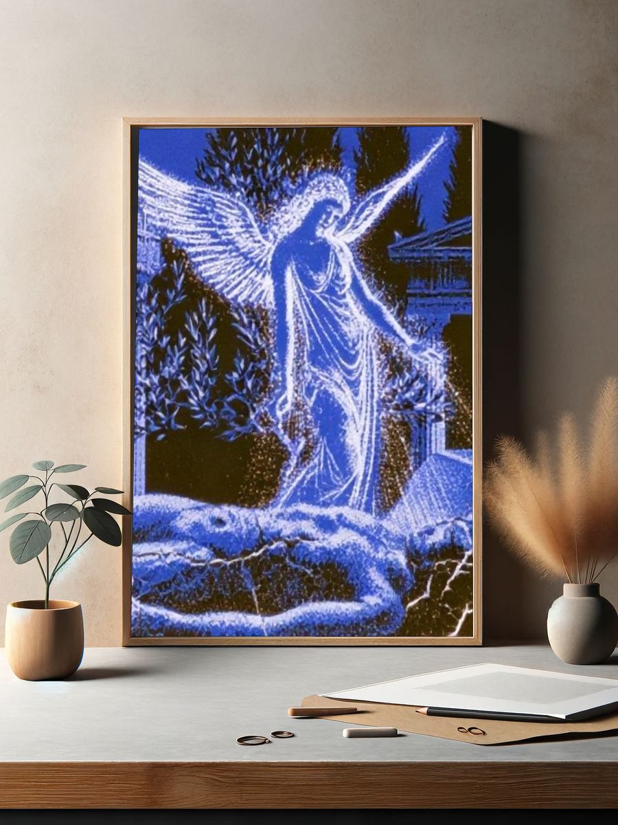Colorful Fashion Portrait Poster. — room view 2
