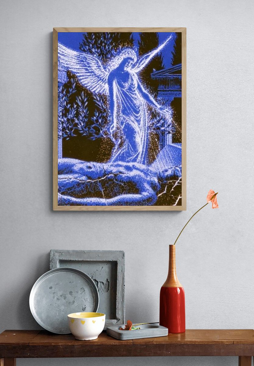 Colorful Fashion Portrait Poster. — room view 3