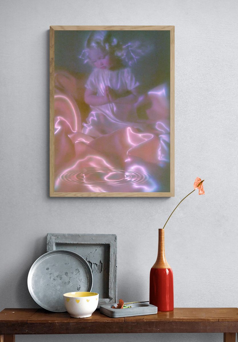 Modern Fashion Portrait Poster. — room view 3
