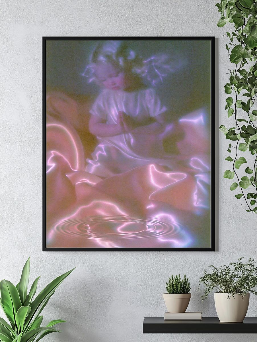 Modern Fashion Portrait Poster. — room view 4