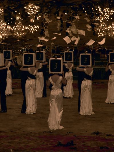 Surreal Ballroom Performance Print. poster