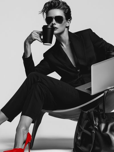 Fashion Editorial Portrait Poster.