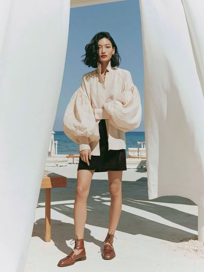 Beach Fashion Portrait Poster.