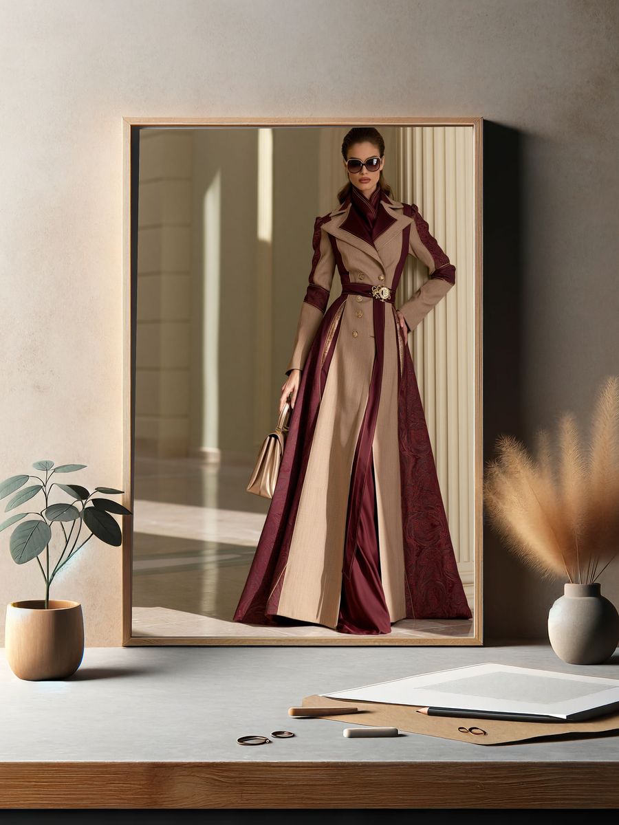 Luxury Fashion Portrait Poster. — room view 2