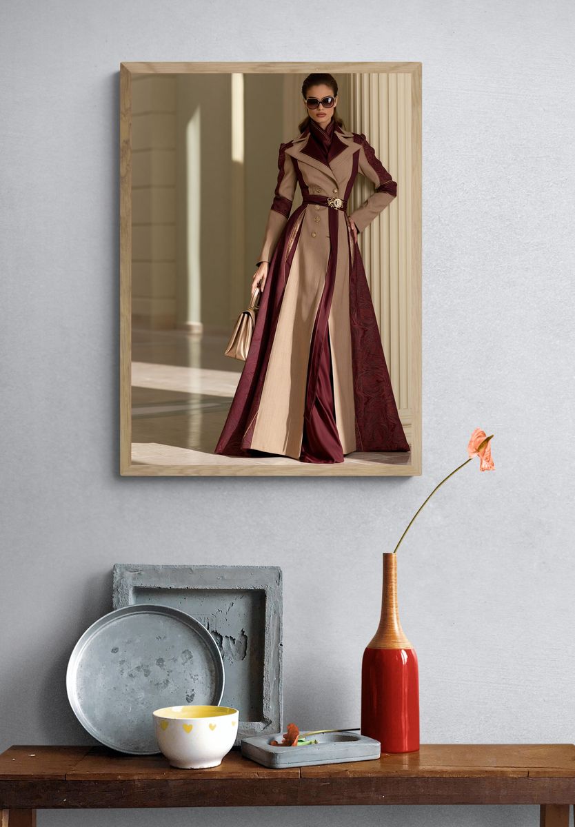 Luxury Fashion Portrait Poster. — room view 3