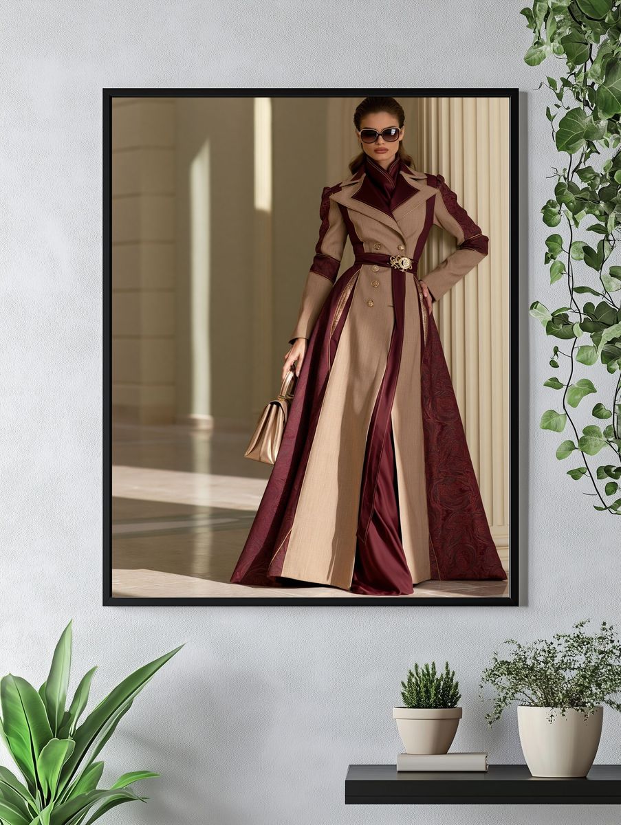 Luxury Fashion Portrait Poster. — room view 4