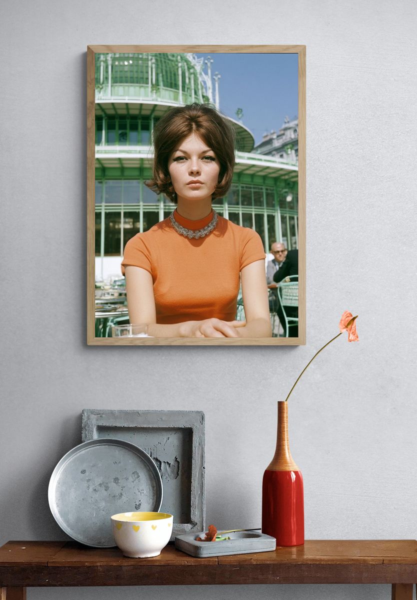 Retro Fashion Portrait Poster. — room view 3