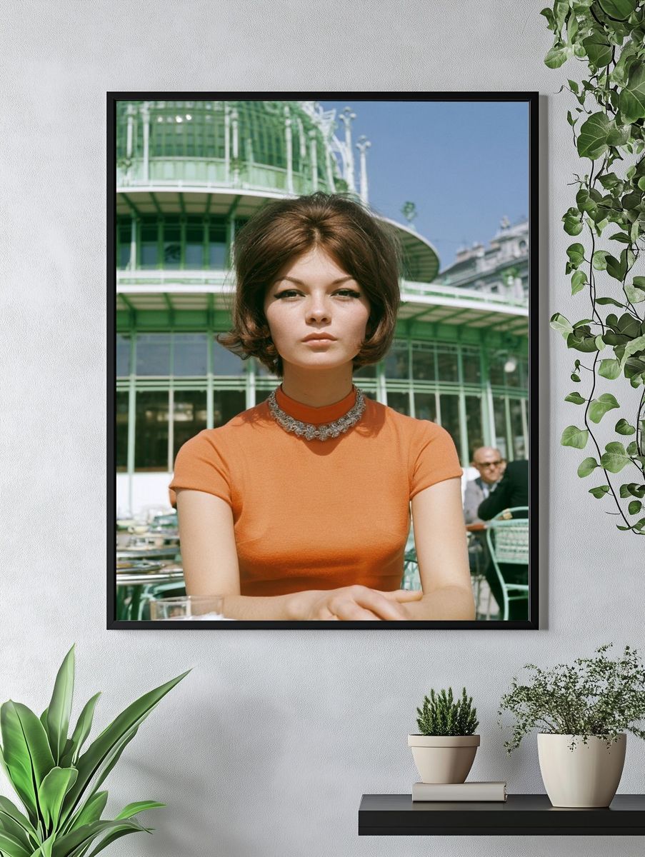 Retro Fashion Portrait Poster. — room view 4