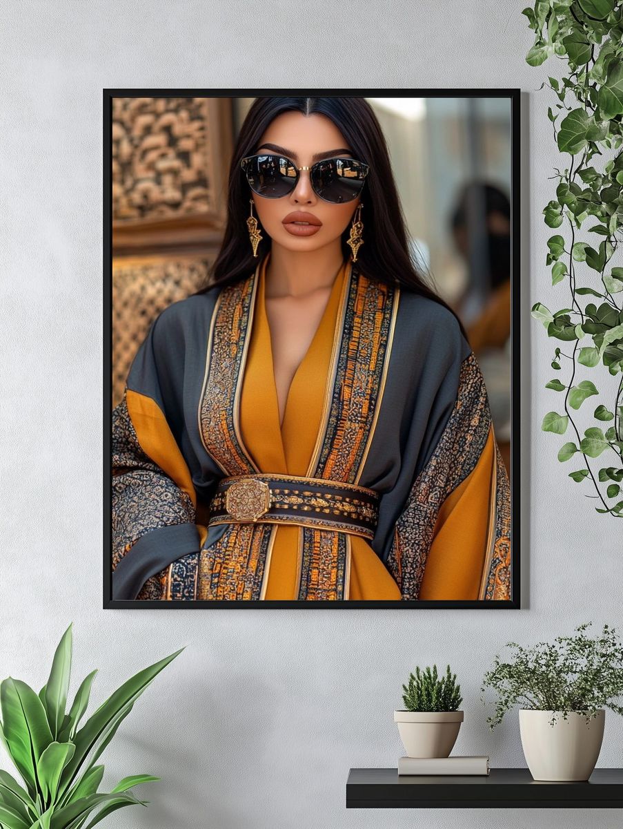 Luxury Kaftan Portrait Poster. — room view 4