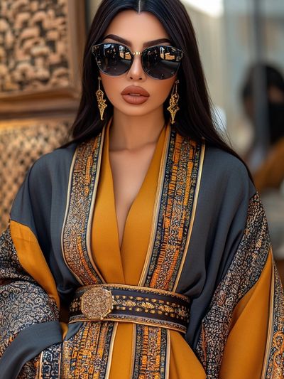 Luxury Kaftan Portrait Poster. poster