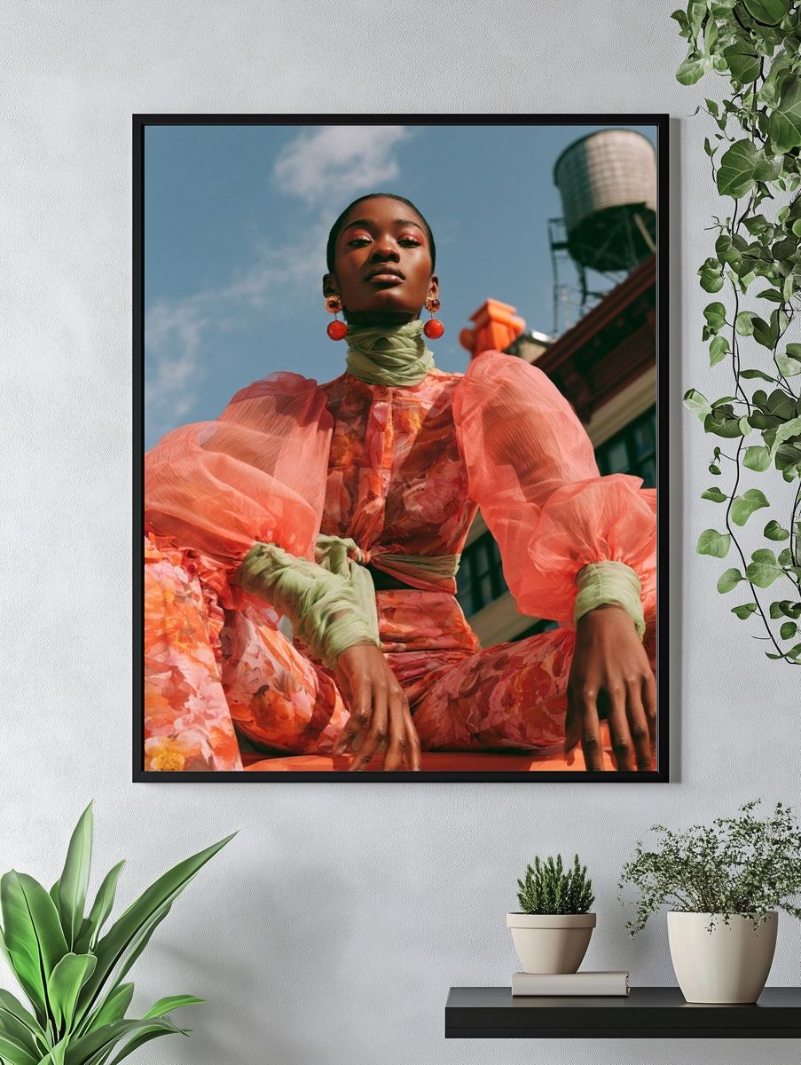 Fashion Portrait Photography Poster. — room view 4