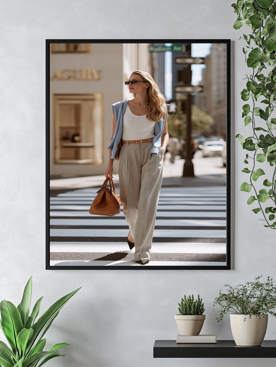 City Street Style Photography Poster. — room view 4