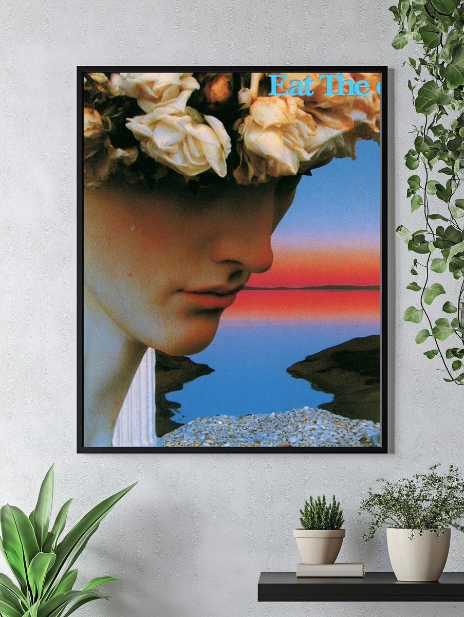 Surreal Classical Face Print. — room view 4